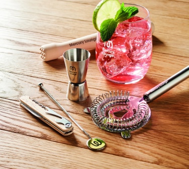 Logo trade promotional merchandise photo of: 5 piece cocktail kit in pouch.