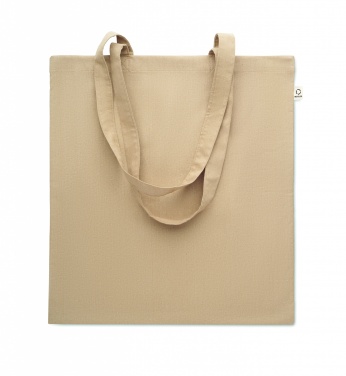 Logo trade promotional giveaways image of: Recycled cotton shopping bag