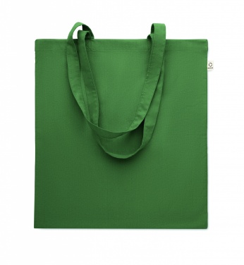 Logo trade promotional gifts image of: Recycled cotton shopping bag
