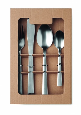 Logo trade corporate gifts picture of: 16 piece cutlery set.