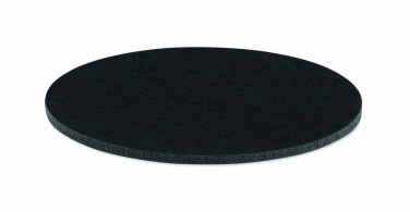 Logo trade promotional merchandise image of: Round coaster in RPET felt