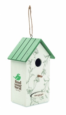 Logo trade promotional giveaways picture of: Bird house in plywood