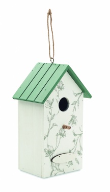 Logo trade corporate gifts image of: Bird house in plywood