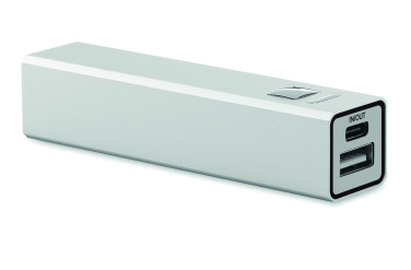 Logo trade promotional merchandise picture of: Power bank 2600 mAh