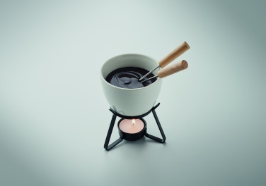 Logotrade promotional item image of: Ceramic fondue set 240 ml