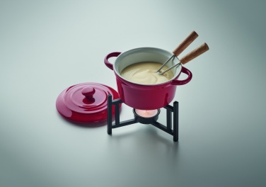 Logo trade business gift photo of: Ceramic fondue set 300 ml