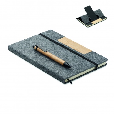 Logotrade promotional giveaway picture of: A5 RPET notebook set