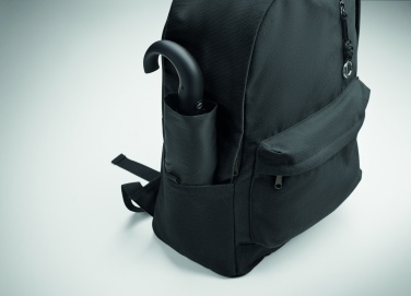 Logotrade advertising products photo of: A 15-inch laptop backpack made of recycled pre-consumer cotton with customizable printing