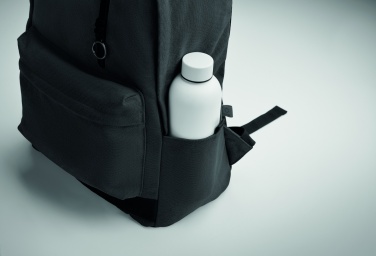 Logo trade promotional gift photo of: A 15-inch laptop backpack made of recycled pre-consumer cotton with customizable printing