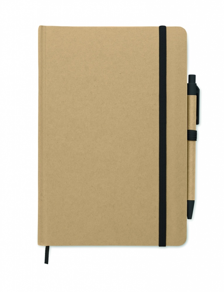 Logotrade promotional item picture of: Caratil A5 notebook in recycled carton