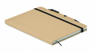 Logo trade business gift photo of: A5 notebook in recycled carton