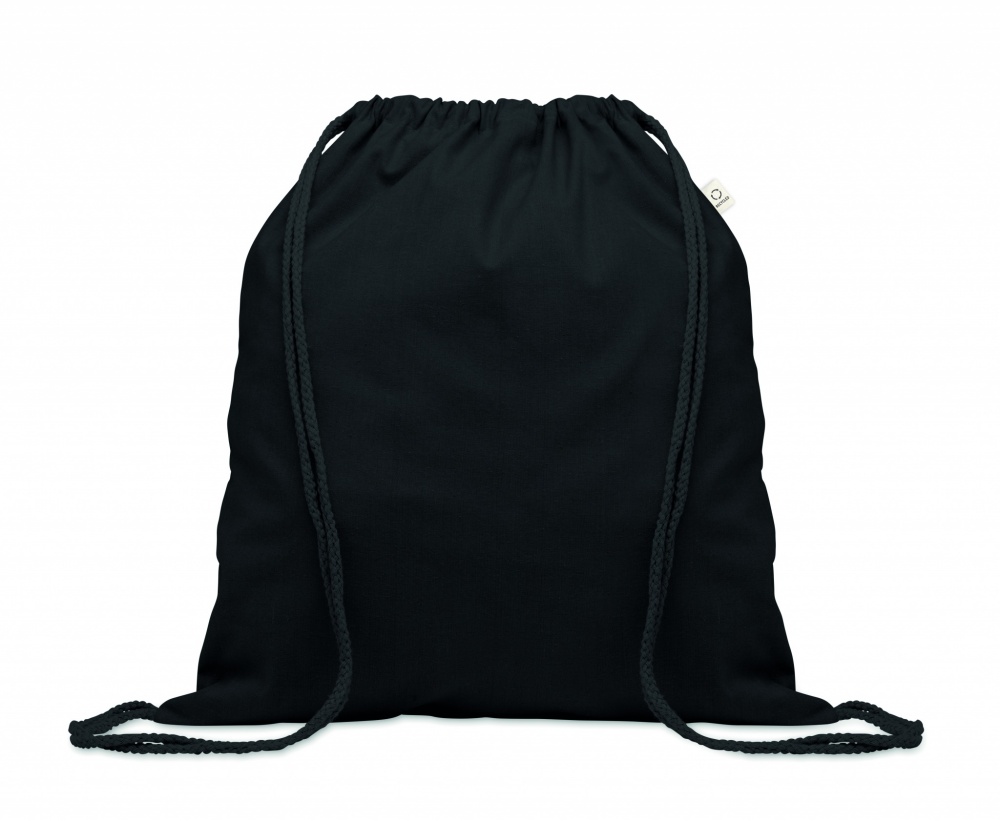 Logo trade advertising products image of: Recycled 140 gr/m² cotton bag