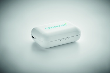 Logotrade advertising product image of: TWS earbuds with charging base