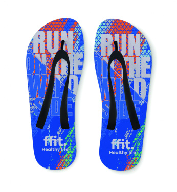 Logotrade promotional merchandise picture of: Sublimation beach slippers
