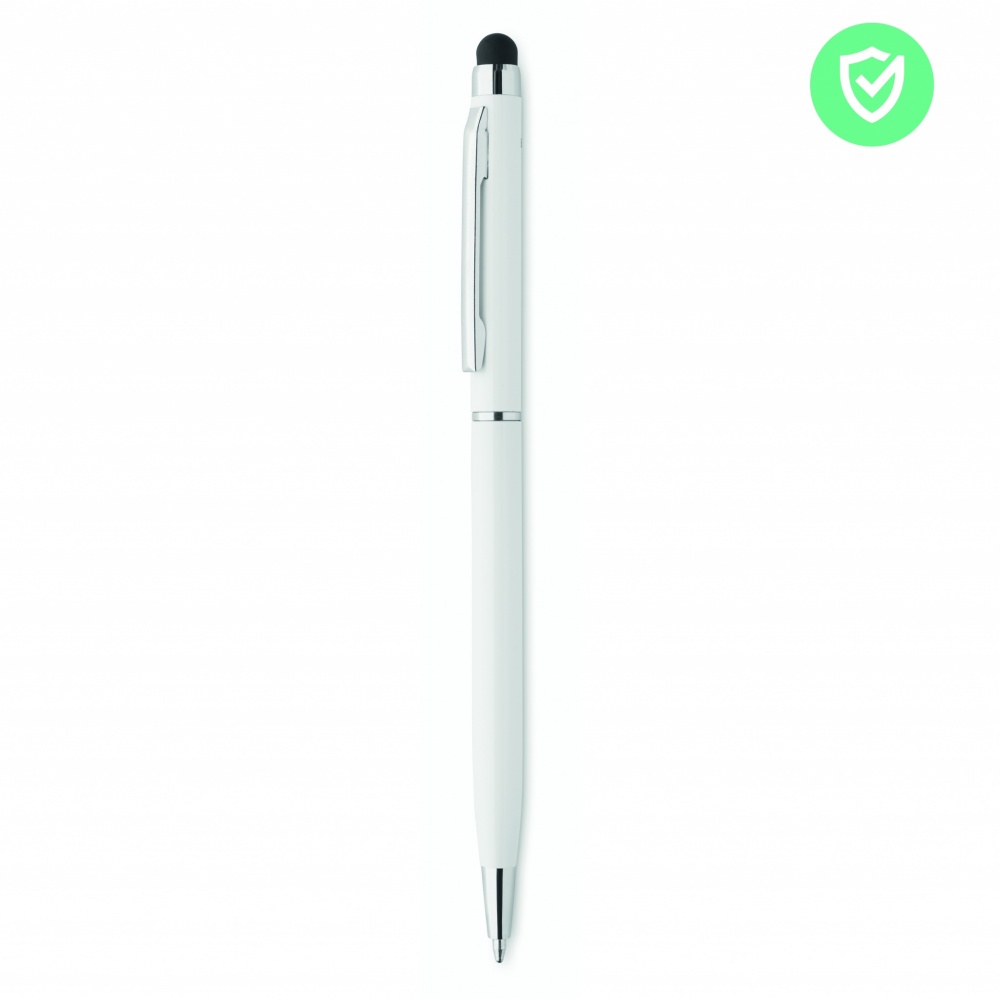 Logo trade promotional giveaways image of: Stylus antibacterial pen