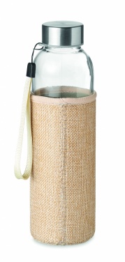 Logotrade corporate gifts photo of: Glass bottle in pouch 500ml