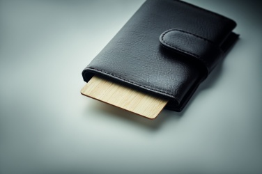 Logotrade promotional merchandise photo of: RFID card in bamboo material