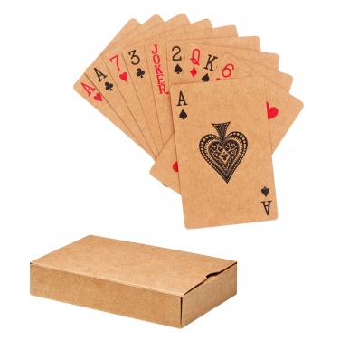 Logo trade promotional merchandise photo of: Recycled paper playing cards