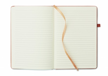 Logo trade promotional merchandise image of: Recycled Leather A5 notebook
