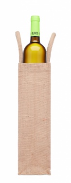 Logo trade promotional products picture of: Jute wine bag for one bottle