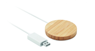 Logo trade corporate gifts picture of: Magnetic Wireless charger 10W