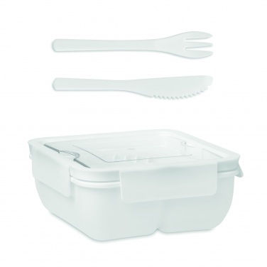 Logotrade promotional merchandise picture of: Lunch box with cutlery 600ml