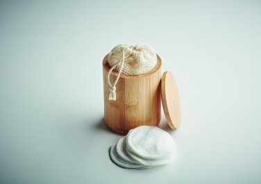 Logotrade promotional giveaways photo of: Bamboo fibre cleansing pad set