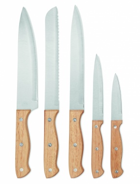Logotrade corporate gifts photo of: 5 piece knife set in base