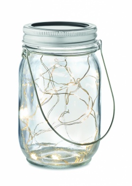 Logotrade advertising product picture of: Solar mason jar outdoor lamp