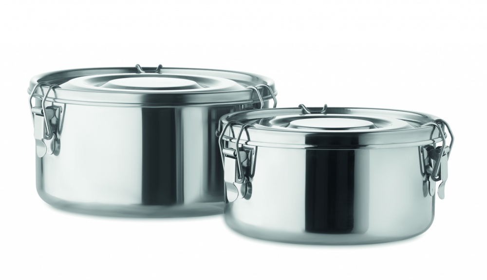 Logotrade business gifts photo of: Set of 2 stainless steel boxes