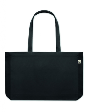 Logo trade promotional giveaway photo of: Canvas Recycled bag 280 gr/m²
