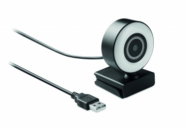 Logotrade promotional gift picture of: 1080P HD webcam and ring light