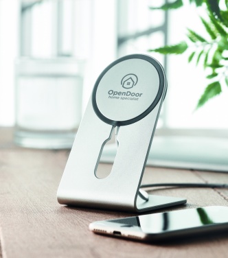 Logo trade promotional merchandise photo of: Portable magnetic charger 15W