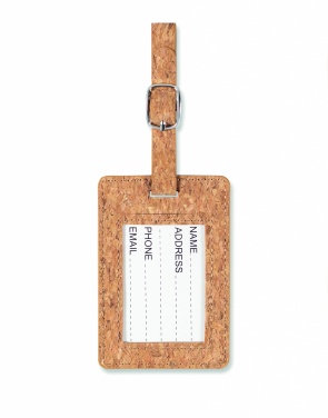 Logotrade promotional merchandise image of: Cork luggage tag