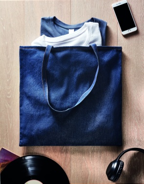 Logotrade promotional item picture of: Recycled denim shopping bag