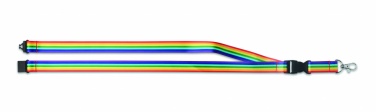 Logotrade business gift image of: Rainbow RPET lanyard