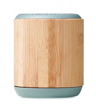 Logo trade promotional giveaways picture of: 5.3 wireless bamboo speaker