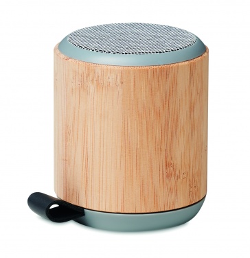 Logo trade promotional merchandise photo of: 5.3 wireless bamboo speaker