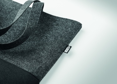 Logo trade promotional item photo of: RPET felt shopping bag