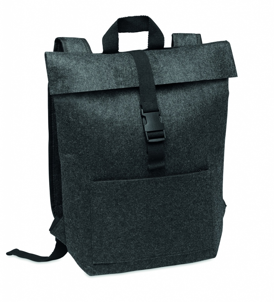 Logo trade promotional merchandise picture of: RPET felt backpack