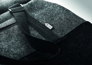 Logo trade advertising products image of: RPET felt weekend bag