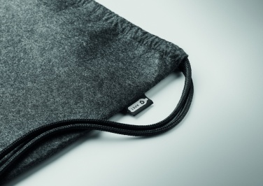 Logotrade corporate gifts photo of: RPET felt drawstring bag