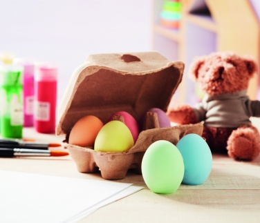 Logo trade promotional gifts picture of: 6 chalk eggs in box