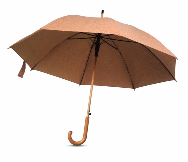 Logo trade promotional item photo of: 25 inch cork umbrella