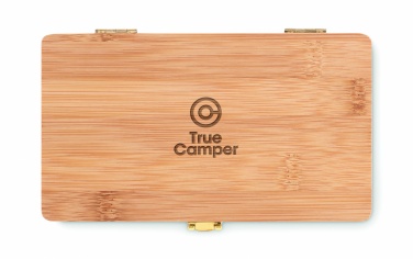 Logotrade corporate gift picture of: 21 pcs tool set in bamboo case