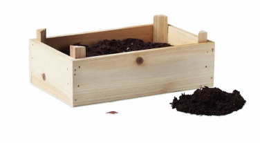 Logo trade promotional merchandise photo of: Strawberry kit in wooden crate