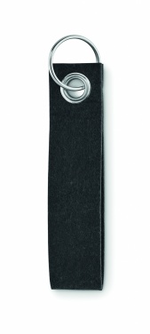 Logotrade promotional items photo of: RPET felt key ring Hämeenlinna