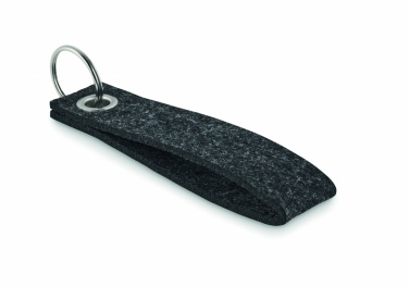 Logotrade promotional product picture of: RPET felt key ring Hämeenlinna