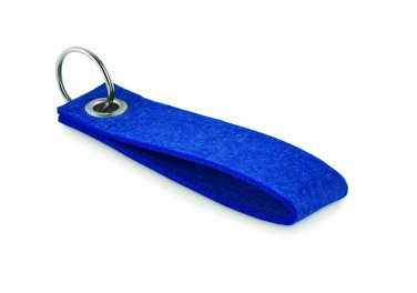 Logotrade promotional products photo of: RPET felt key ring Hämeenlinna