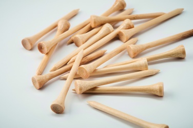 Logotrade promotional product picture of: 20 bamboo golf tees set